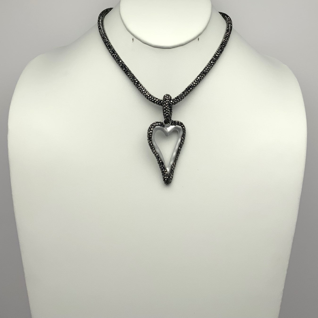 Rhinestone Drop Necklace