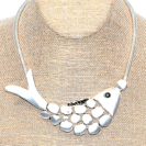 Fish Scale Collar Bone Necklace