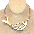 Fish Scale Collar Bone Necklace