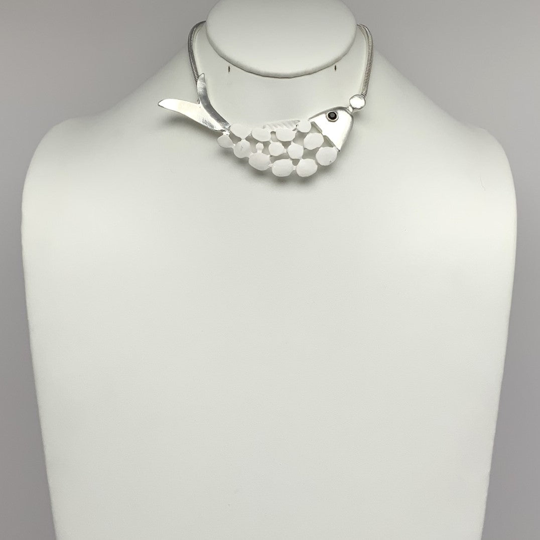 Fish Scale Collar Bone Necklace