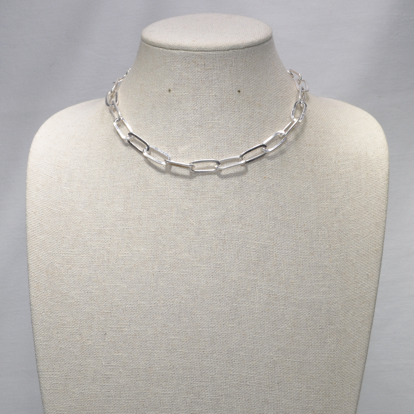 Short Metal Chain Link Necklace