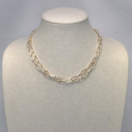 Double Gold Chain Link