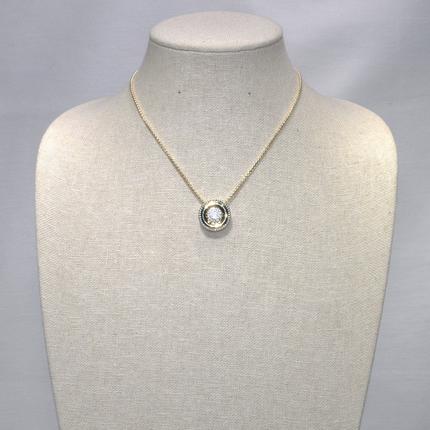 Circle Crystal Necklace