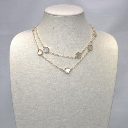 Chain and Clover Necklace