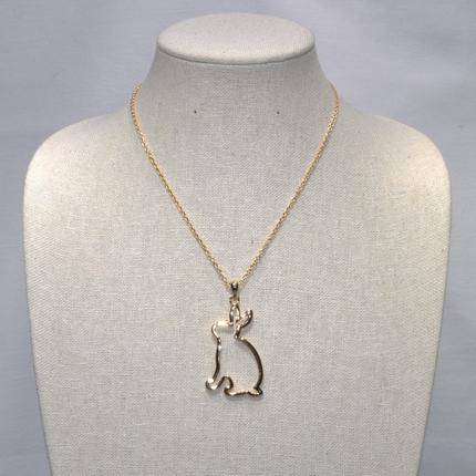 Metal Bunny Necklace