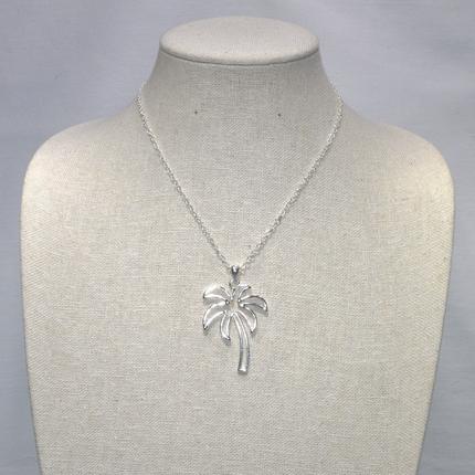 Metal Palm Tree Necklace