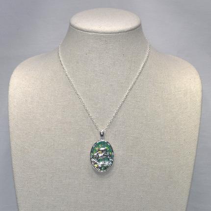 Dolphin and Lucite Necklace