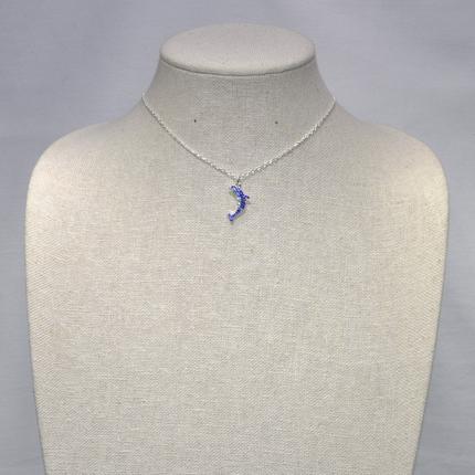 Dolphin Rhinestone Necklace