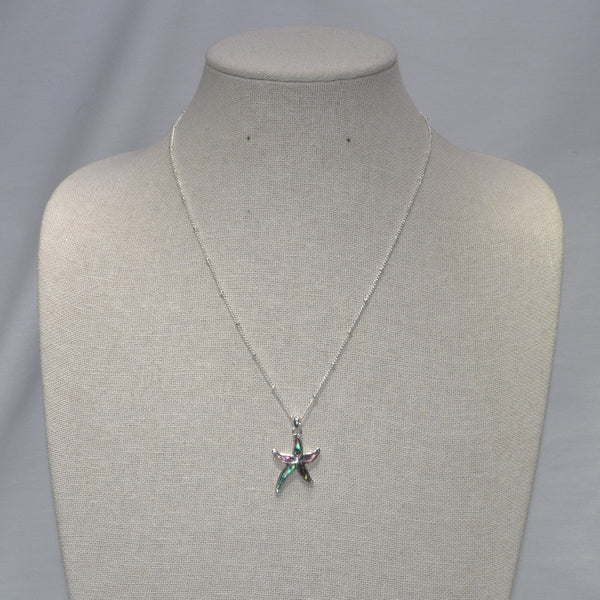 Abalone Starfish Necklace