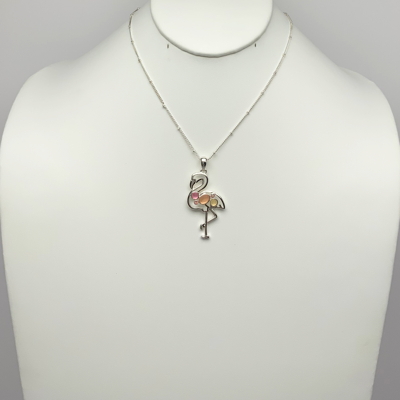 Flamingo Drop Necklace