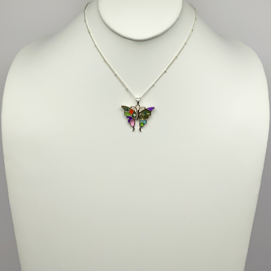 Butterfly Drop Necklace