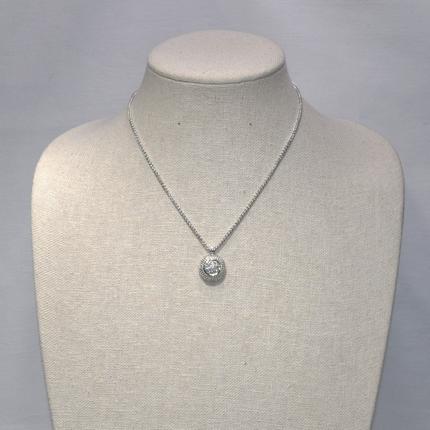 Rope Chain with Crystal Circle