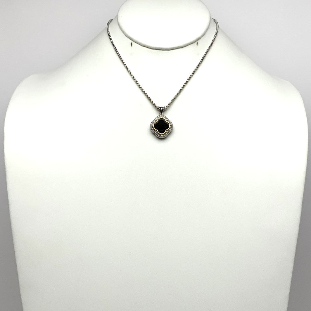 Short Designer Look "+" Necklace