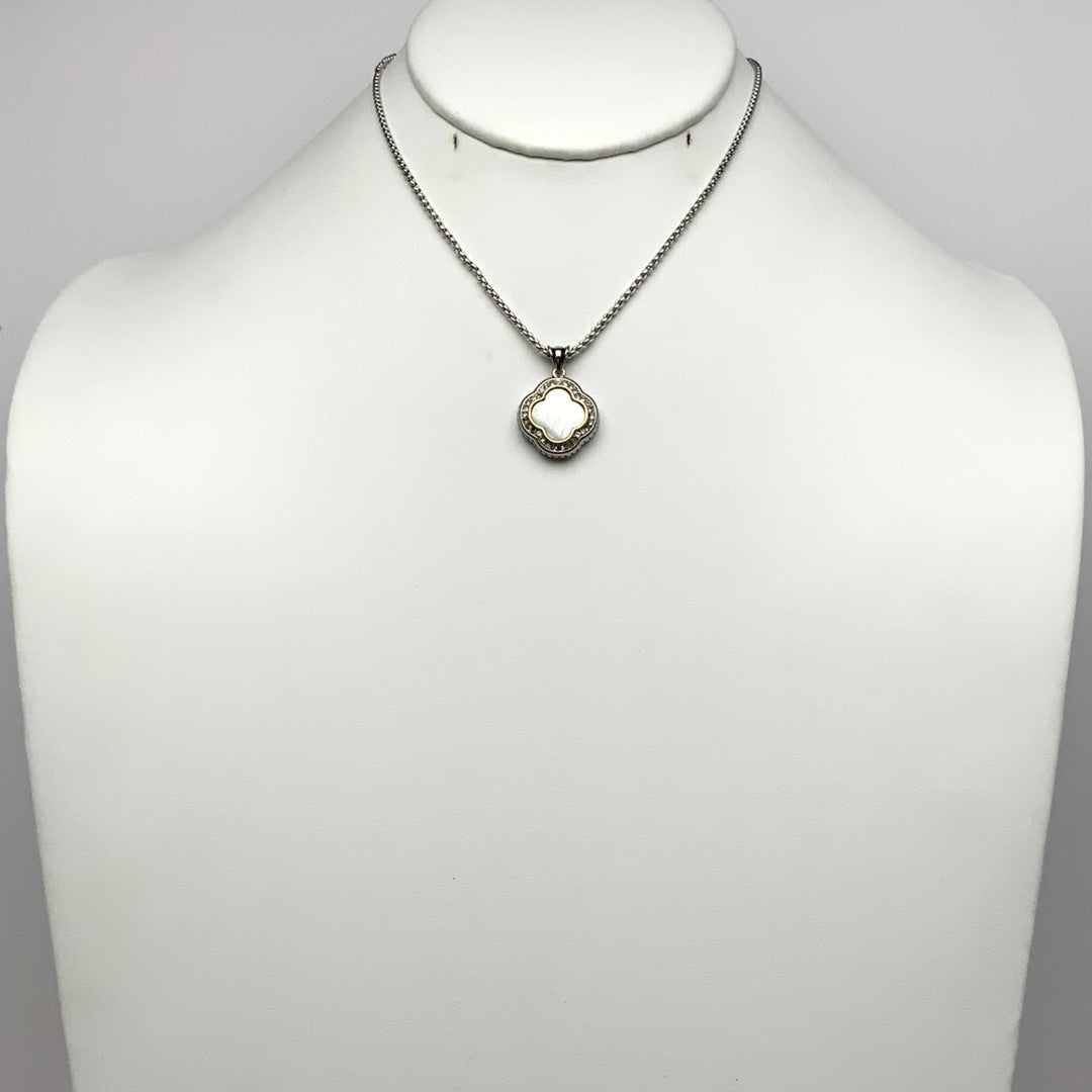 Short Designer Look "+" Necklace