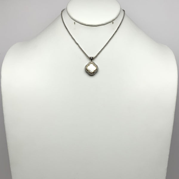 Short Designer Look "+" Necklace