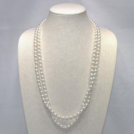 60" Pearl Necklace 8mm