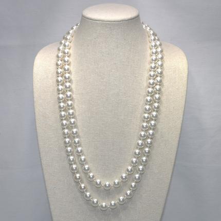 60" Pearl Necklace 12mm