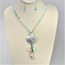 Long Crystals with Metal Shell and Tassels
