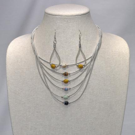 Guitar Strings with Ceramic Oval Beads