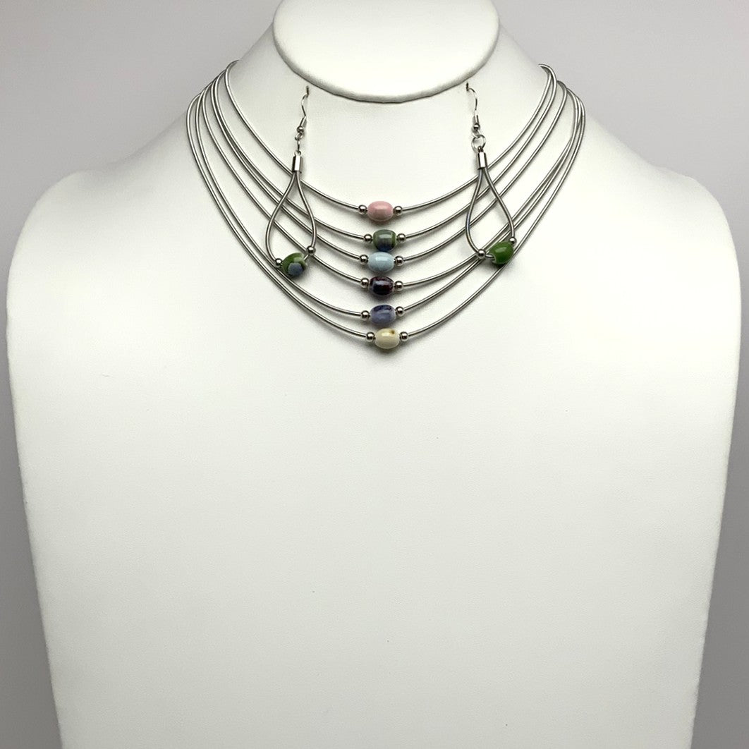 Guitar Strings with Ceramic Oval Beads