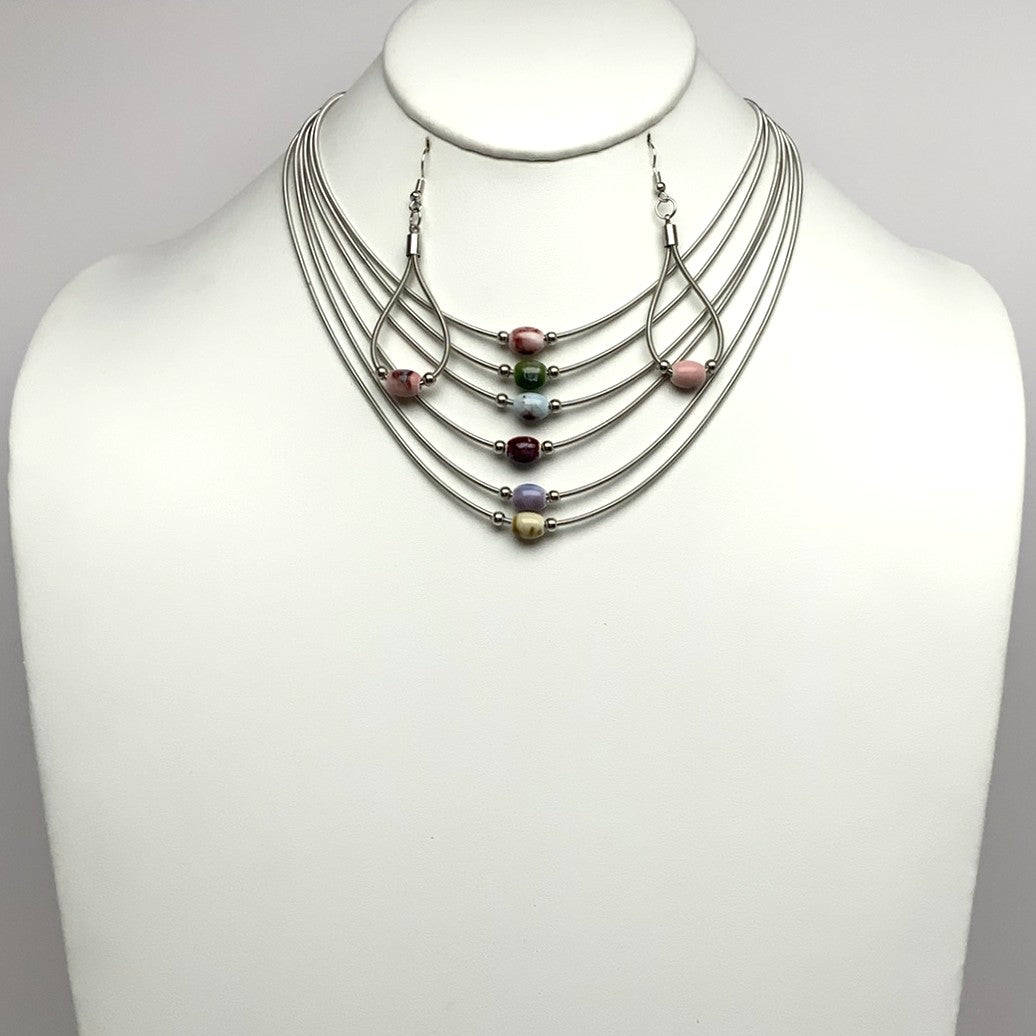 Guitar Strings with Ceramic Oval Beads