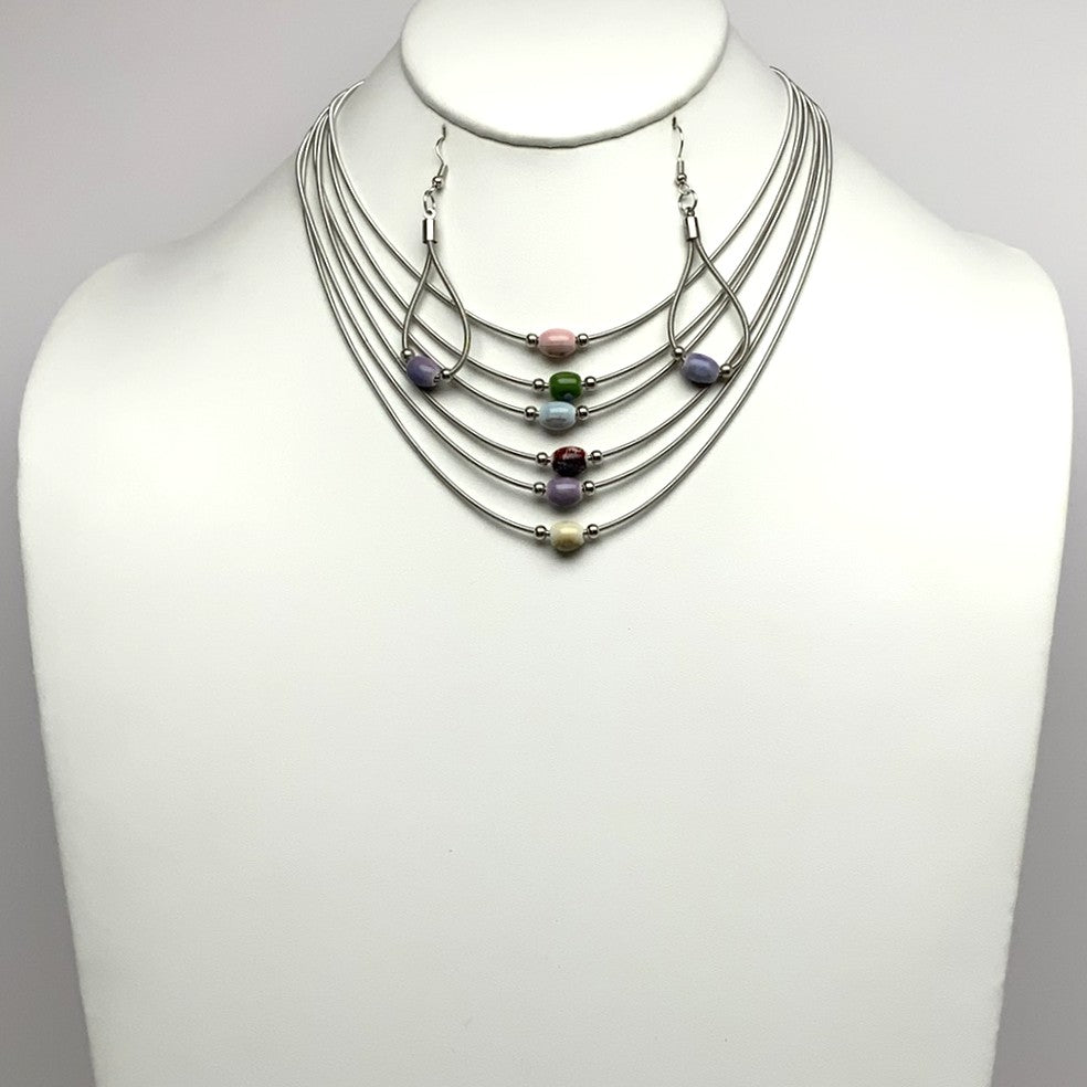 Guitar Strings with Ceramic Oval Beads