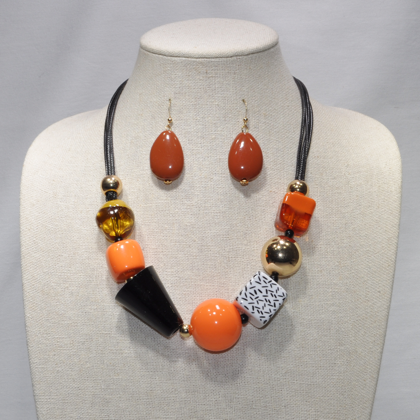 Odd Shapes and Nuggets Necklace Set