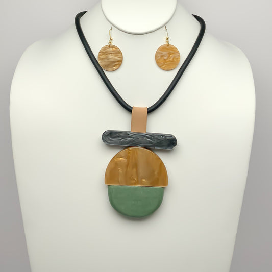 Tribal Drop Necklace Set