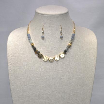 Stones and Rhinestones Necklace Set