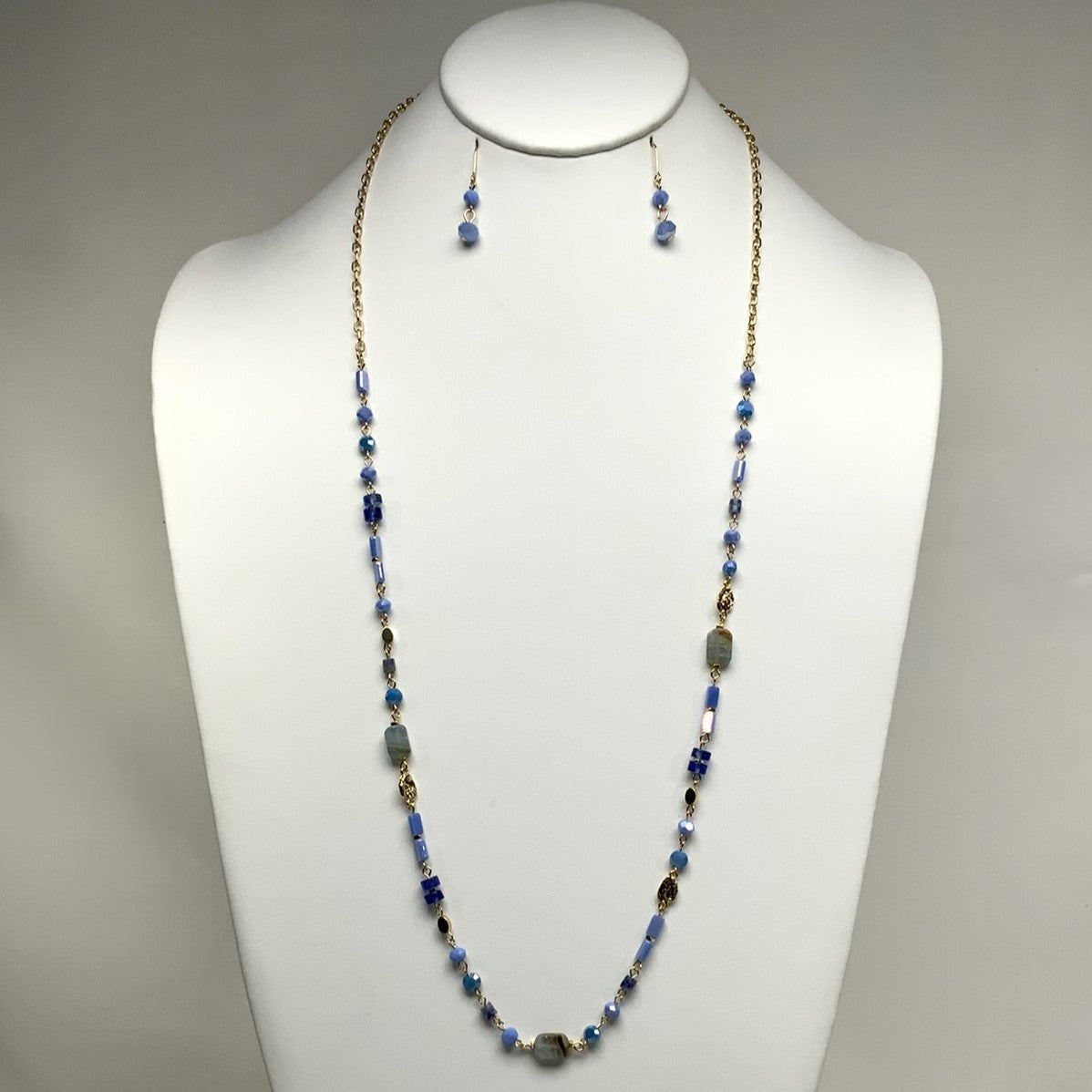 Long Beaded Necklace Set
