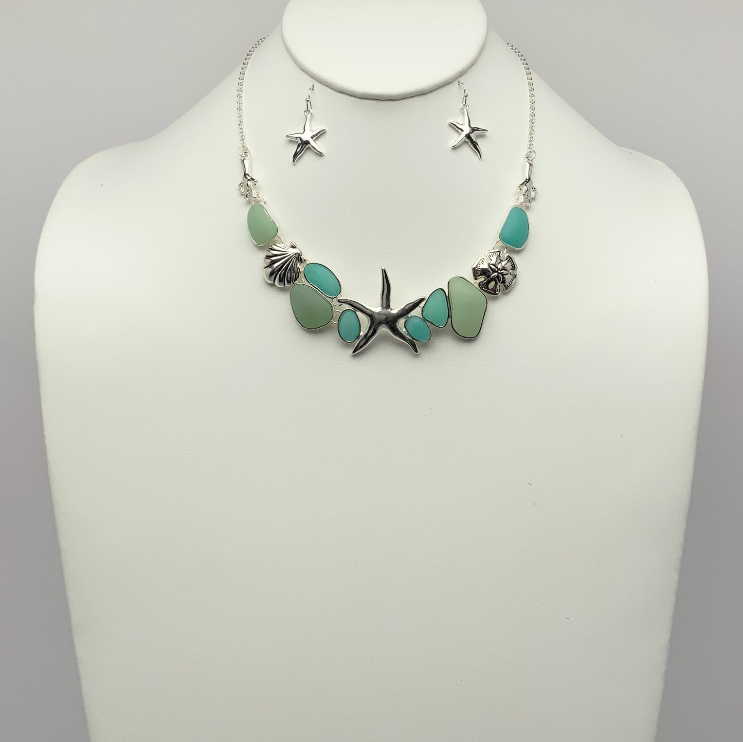 Sea Stones Necklace Set