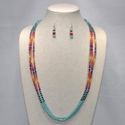 Flat Beaded Necklace