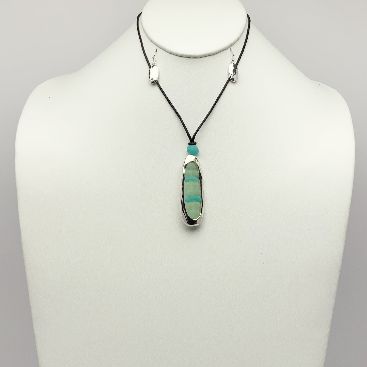 Sea Stone Necklace Drop