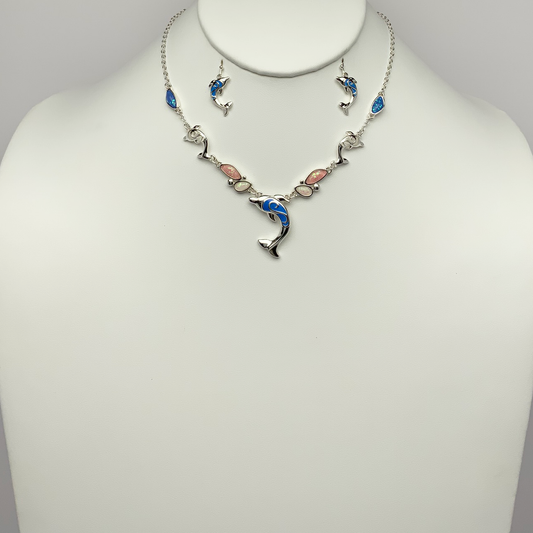 Dolphin  Necklace Set