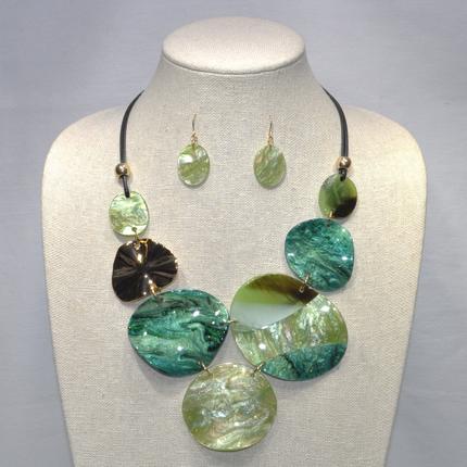 Wavy Brushed Metal with Lucite