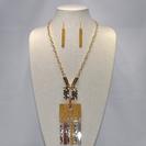 Lucite/Acrylic Square and Bars Tassel