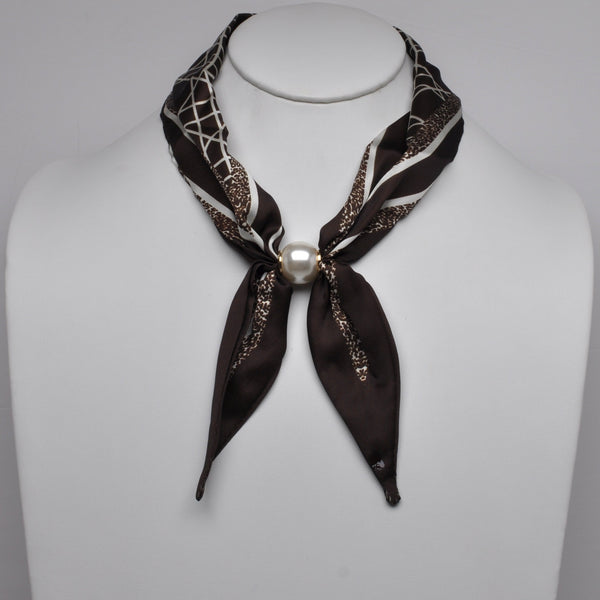 Geometric Grid Magnetic Neckerchief
