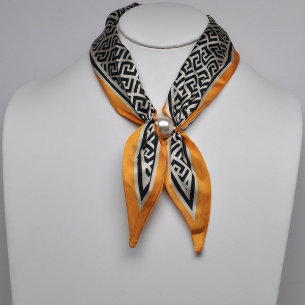 Geometric Greek Key Neckerchief