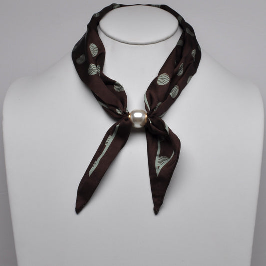 Leaf Pattern Dot Neckerchief