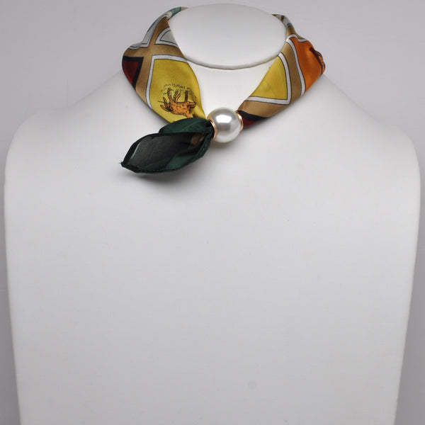 Geometric Equestrian Print Neckerchief