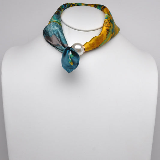 Watercolor Abstract Print Neckerchief