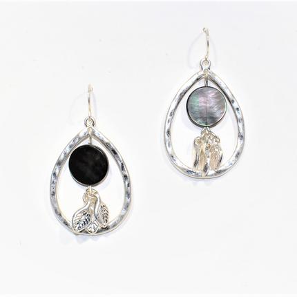 Abalone Leaf Earr