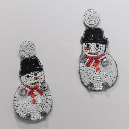 Snowman Earring