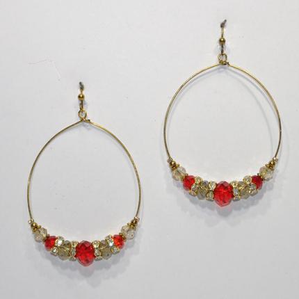 Hoop With Rhinestone