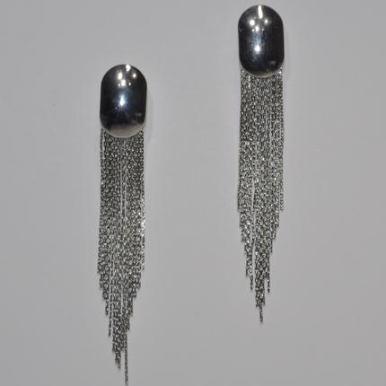 Metal Tassel Earr