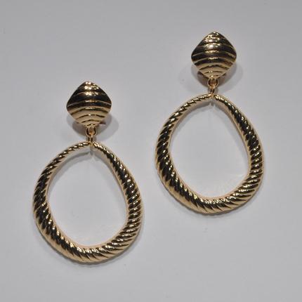 Spiral Hoop Earri