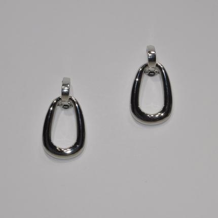 Oval Drop Earring