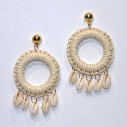 Twine Hoop Earrin