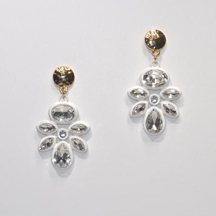 Crystal Flower Earrings