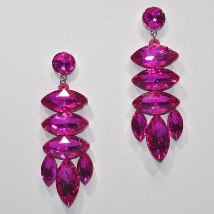 Crystal Tassel Earrings